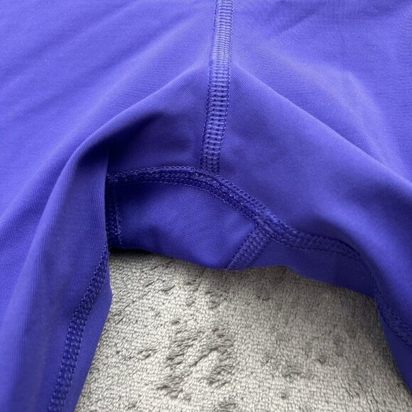 Lululemon Leggings Women 8 Breezy Crop Iris Flower Activewear Athleisure Workout - Picture 7 of 15